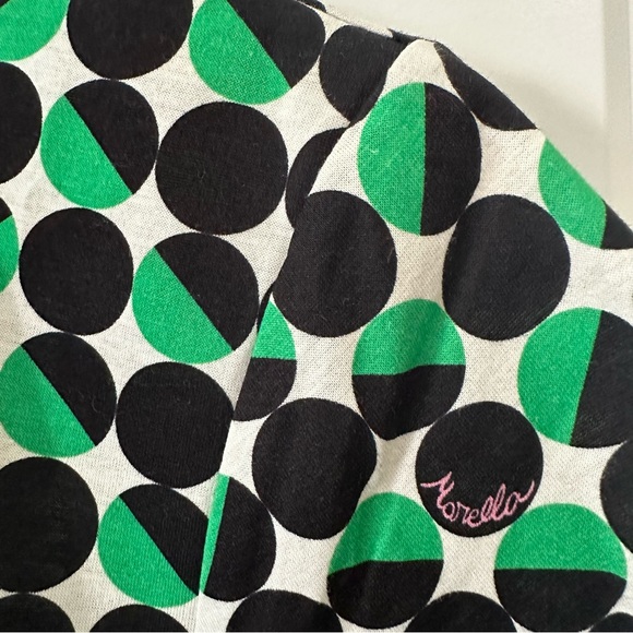 SOLD! MARELLA MAXMARA Labeled as Intrend Green Geometric T-shirt Size:L NWT - Picture 6 of 13